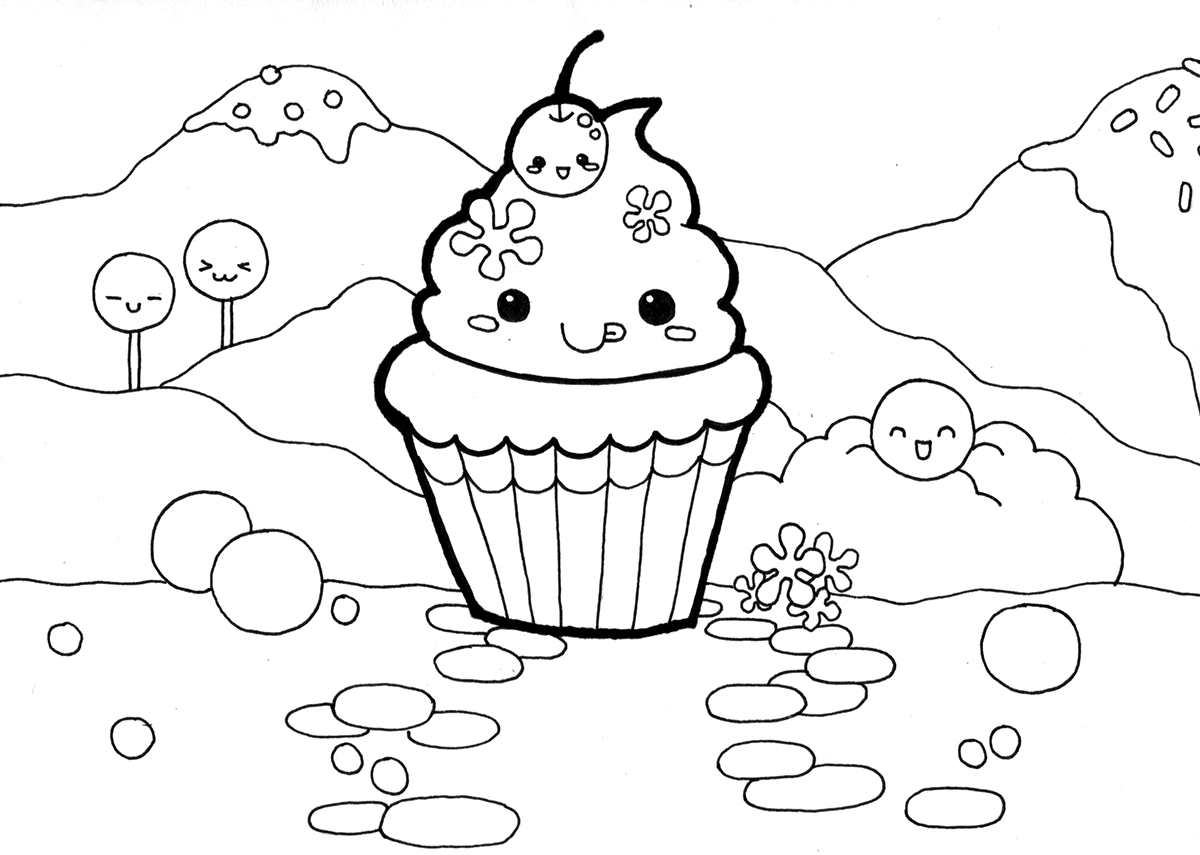 Kawaii Cupcake
