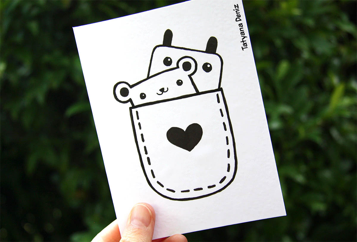 Kawaii Cards In a Pocket