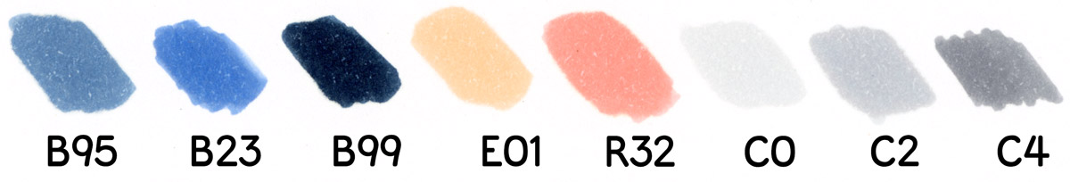 Kawaii Cat Drawing Tutorial Colour Chart