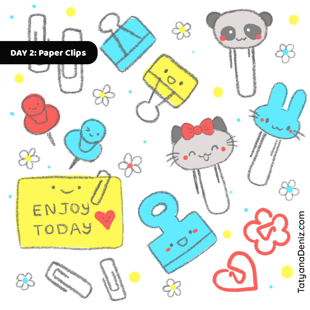 Kawaii stationery drawing challenge see our drawing results