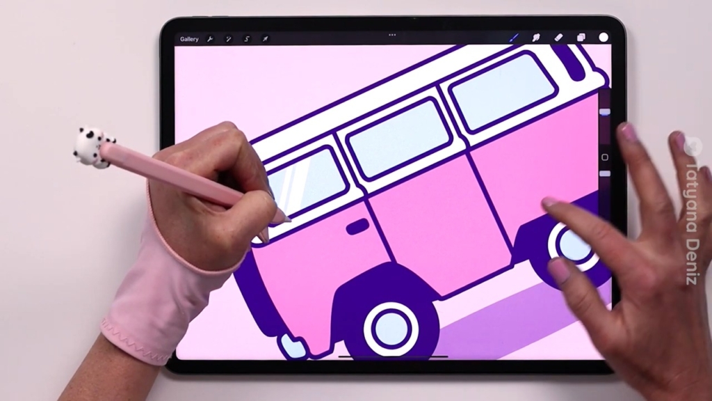 Add color to your line drawing in Procreate